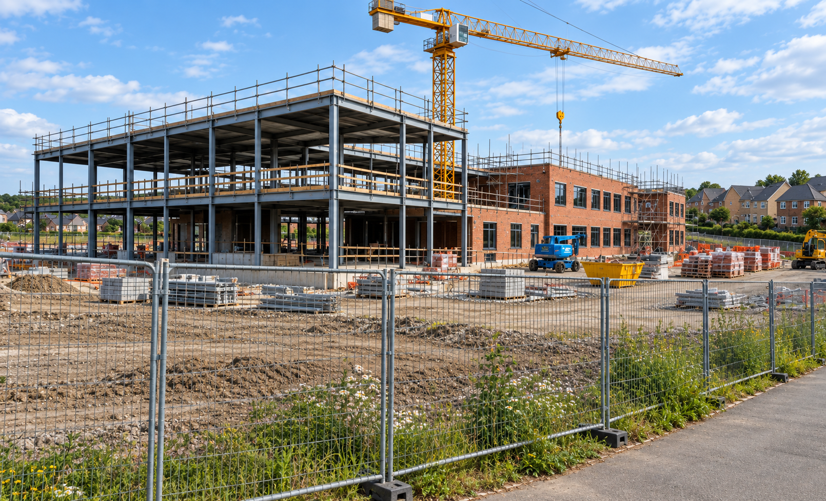 Placeholder image of long-term school construction or capacity planning; no identifiable people.